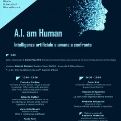 A.I. am Human. Intelligenza artificiale e umana a confronto. Bicocca, 18 Novembre 2018